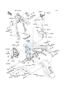 VN 1600 A [VULCAN 1600 CLASSIC] (A6F-A8FA) A7F drawing FRAME FITTINGS