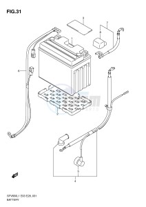 SFV650 (E3-E28) Gladius drawing BATTERY (SFV650L1 E33)