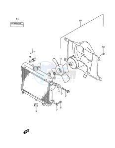 LT-A500F (E24) drawing RADIATOR