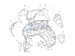 Runner 125 ST 4T E3 (EMEA) drawing Front shield