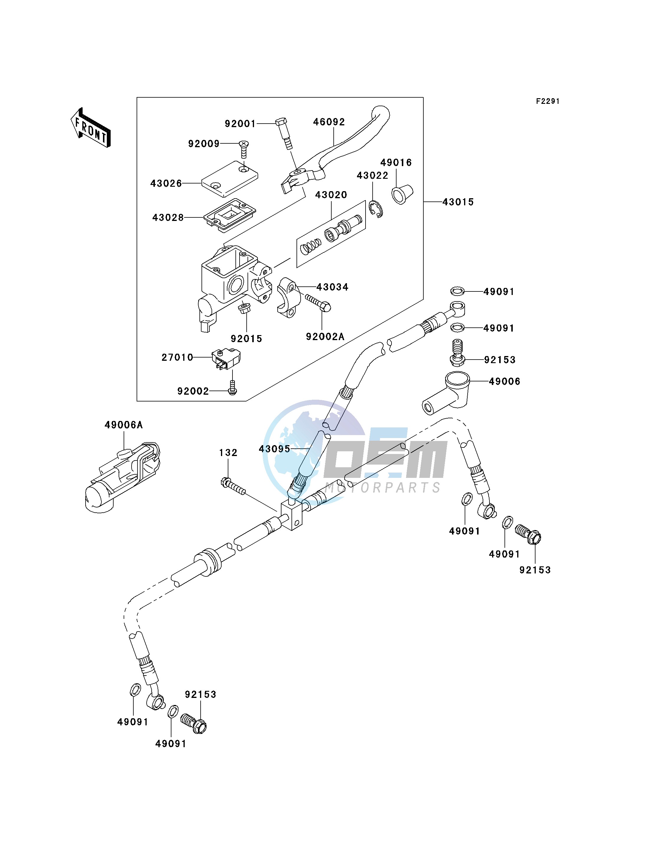 FRONT MASTER CYLINDER