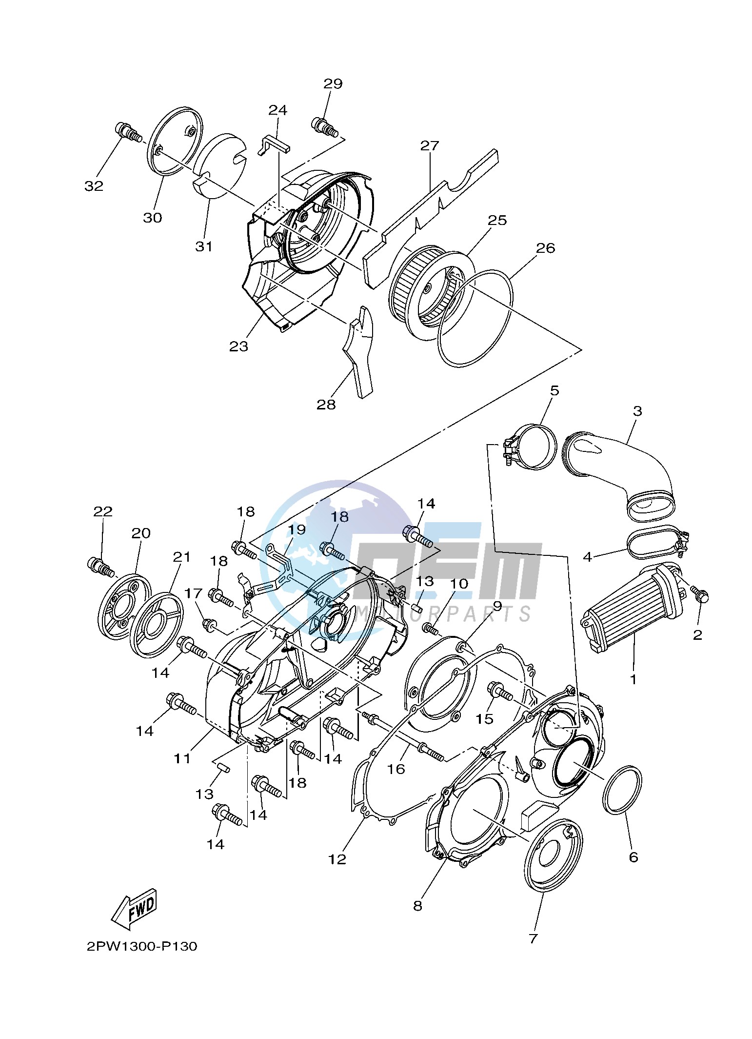 CRANKCASE COVER 2