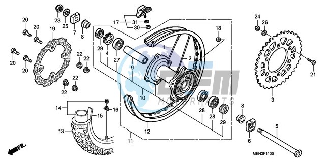 REAR WHEEL