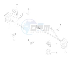 GTV 300 4T 4V ie Touring (NAFTA, APAC) (CN, USA) drawing Selectors - Switches - Buttons