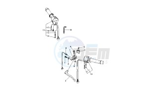 XT R 660 drawing HANDLE SWITCH - LEVER