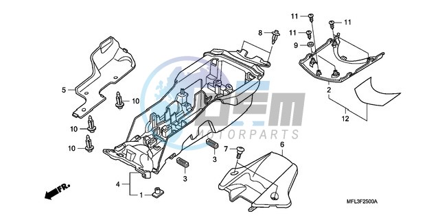 REAR FENDER (CBR1000RR)