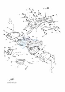 XSR700 MTM690D (BJX2) drawing SIDE COVER