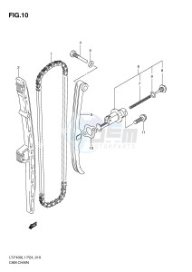 LT-F400 (P24) drawing CAM CHAIN