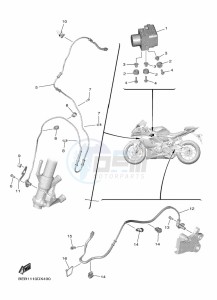 YZF690 YZF-R7 (BEBG) drawing ELECTRICAL 3