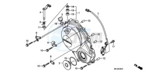 CBR600RA9 E / ABS MME drawing RIGHT CRANKCASE COVER (CBR600RR9,A/RA9,A)