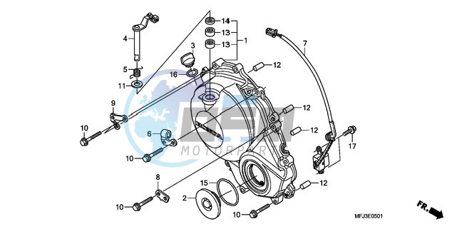 RIGHT CRANKCASE COVER (CBR600RR9,A/RA9,A)