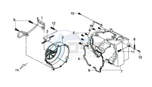 TONIK 125 drawing FLYWHEEL COVER