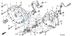 GL18009 France - (F / CMF) drawing FRONT COVER/TRANSMISSION COVER