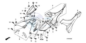 TRX420FPA9 Australia - (U) drawing SIDE COVER/TANK COVER