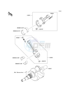 KVF 750 F [BRUTE FORCE 750 4X4I] (F8F) F8F drawing CRANKSHAFT