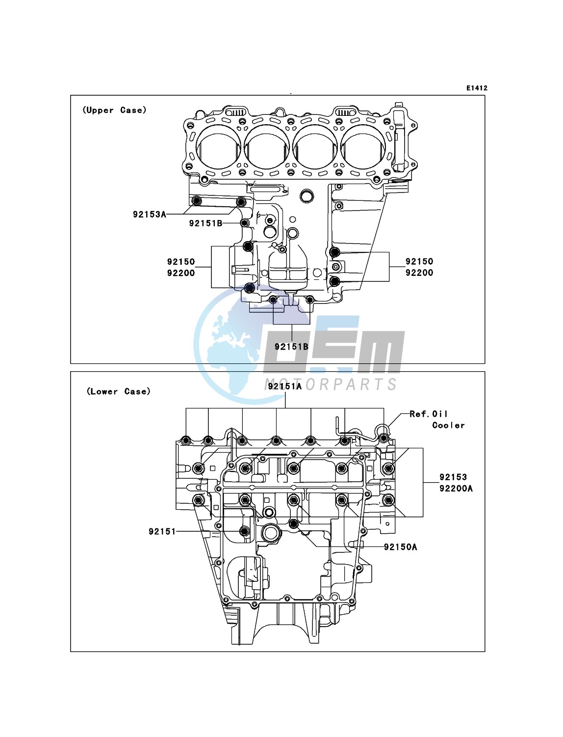 Crankcase Bolt Pattern