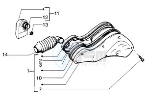 Zip 50 RST drawing Air Cleaner