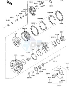 ZG 1200 B [VOYAGER XII] (B1-B5) [VOYAGER XII] drawing CLUTCH-- ZG1200-B5- -