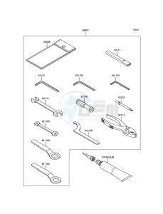 Z800 ABS ZR800FGF UF (UK FA) XX (EU ME A(FRICA) drawing Owner's Tools