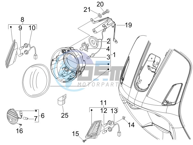 Head lights - Turn signal lamps