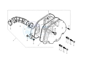 GRANTURISMO 125-200 drawing Air Cleaner