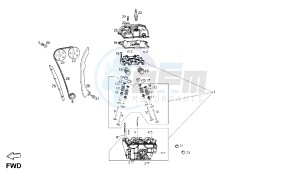 MULHACEN - 125 CC VTHMS1A2A 4T EU3 drawing CYLINDER HEAD