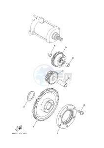 YFM700FWB KODIAK 700 (B6KE) drawing STARTER CLUTCH