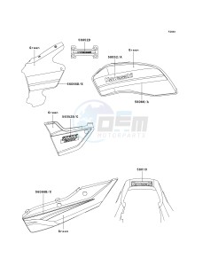 ZR 1200 A [ZRX1200R] (A4-A5) drawing DECALS-- GREEN- --- A4- --- CN- -