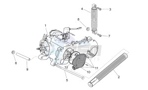 SR 50 IE-Carburatore 50 drawing Engine II