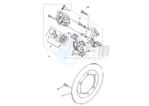 YP MAJESTY 250 drawing FRONT BRAKE CALIPER