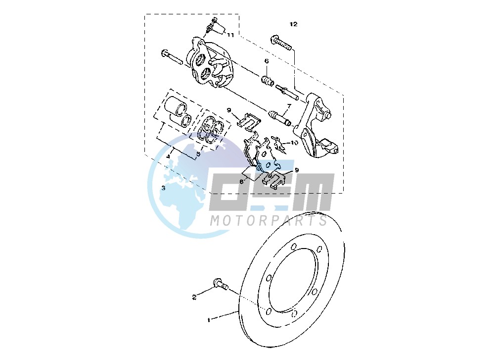 FRONT BRAKE CALIPER