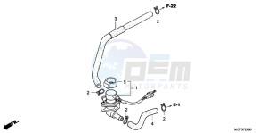 FJS600AB SilverWing ED drawing AIR INJECTION VALVE