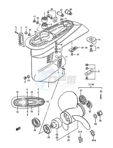 DT 75 drawing Gear Case