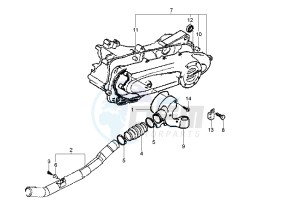 LX 4T 50 drawing Clutch cover