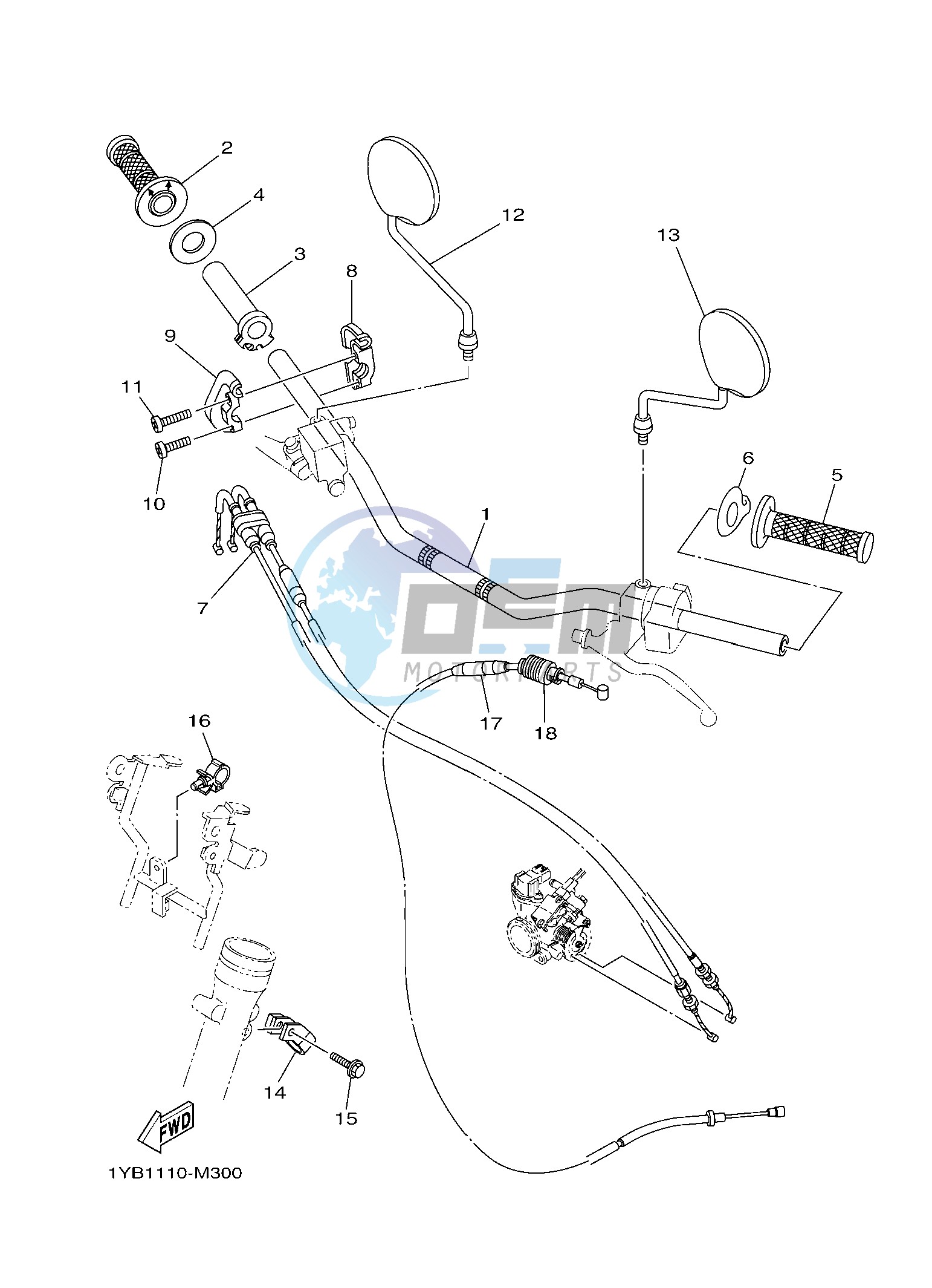 STEERING HANDLE & CABLE