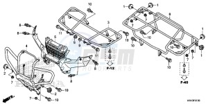 TRX500FE2E TRX500FE2 Europe Direct - (ED) drawing CARRIER