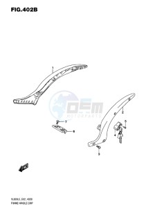 VL800 INTRUDER EU drawing FRAME HANDLE GRIP