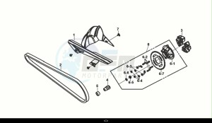 NH-T 200I (MG20BW-EU) (E5) (M1) drawing DRIVE CHAIN - FINAL DRIVEN