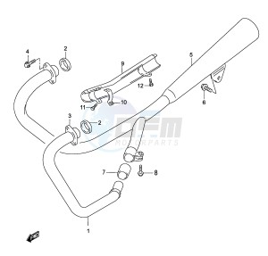 GZ250 (P19) drawing MUFFLER