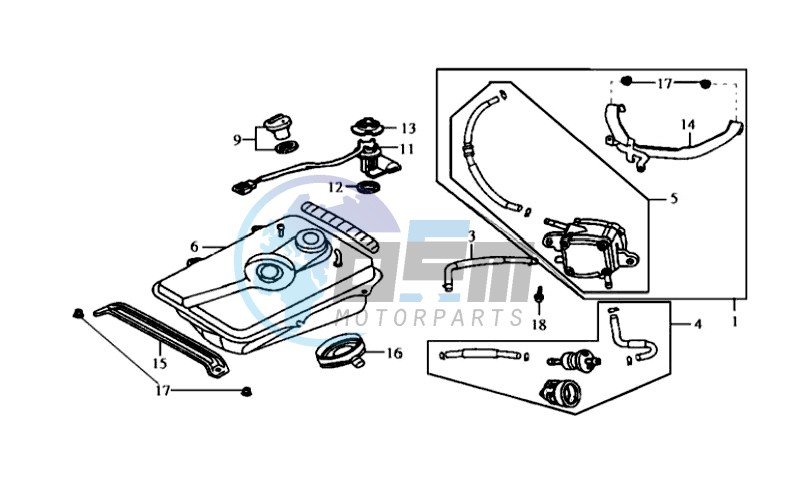 FUEL TANK - FUEL CUT