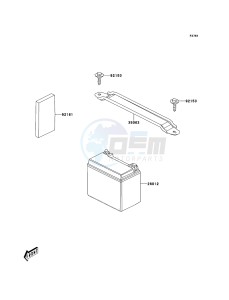 KVF300 KVF300CDF EU drawing Battery