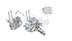 CROSS CITY - 125 CC 4T EU3 drawing CRANKCASE