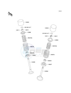 KLX 300 A [KLX300R] (A7-A9) [KLX300R] drawing VALVE-- S- -