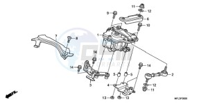 CBR1000RR9 UK - (E / MME) drawing STEERING DAMPER