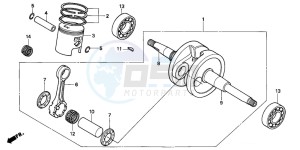 SJ50 BALI drawing CRANKSHAFT/PISTON