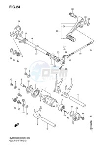 SV650 (E3-E28) drawing GEAR SHIFTING