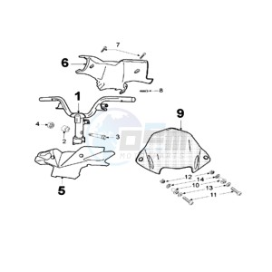 LUDIX 12 RSP2 drawing HANDLEBAR