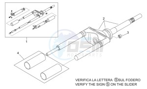 Scarabeo 50 2t (eng. Minarelli) drawing Front fork I