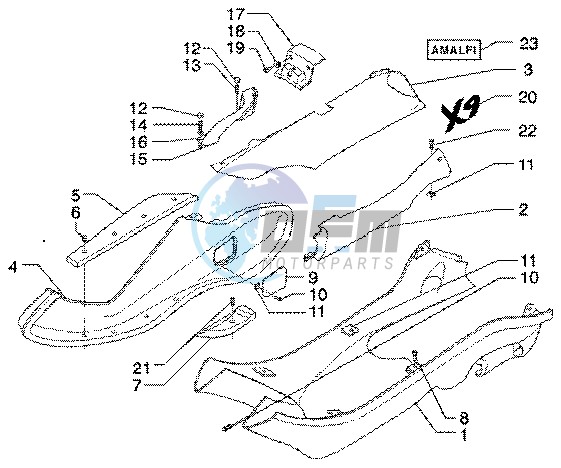 Side coverings-Spoiler