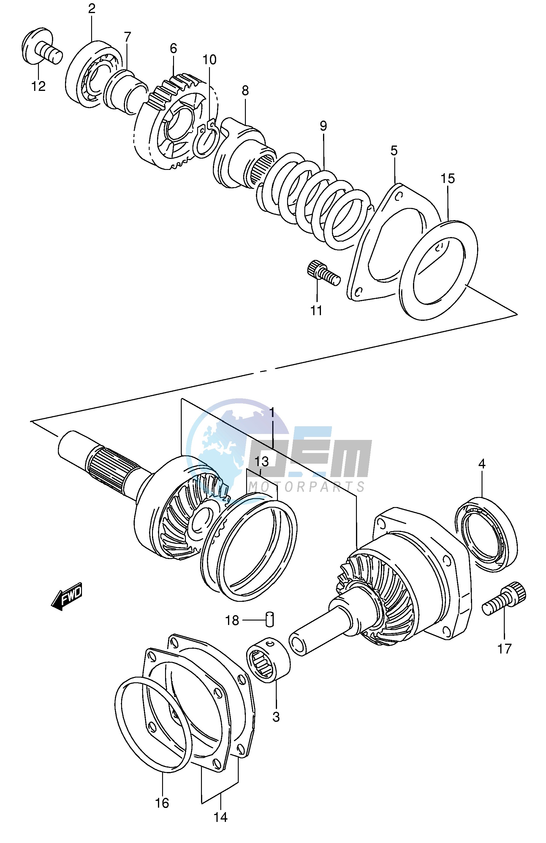 SECONDARY DRIVE GEAR